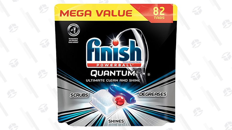 Finish Quantum Powerball Dishwasher Tab 82-Pack | $13 | Amazon | Clip the 20% coupon